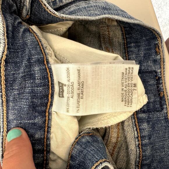 Levi's Too Superlow 524 Bootcut Jeans Women's 7M - Picture 6 of 7